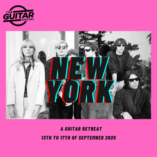 A guitar retreat in New York - 13th to 17th September